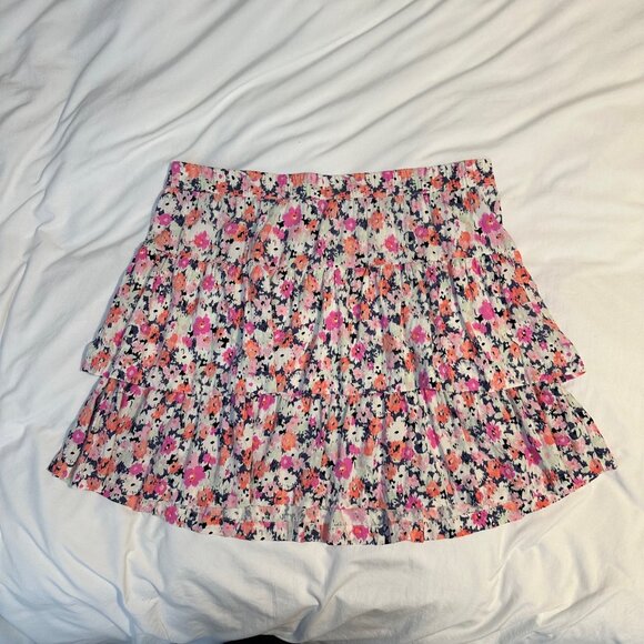 Universal Thread Floral Tiered Mini Skirt XXL - Picture 3 of 11